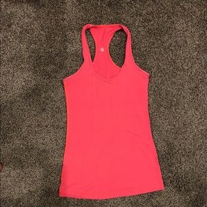 Cool Racer Bank Tank. Lulu Size 6. Coral